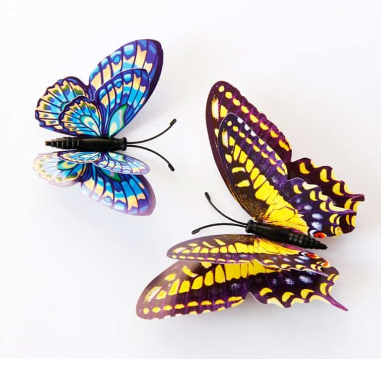 Glow in the Dark Butterflies Wall Decals