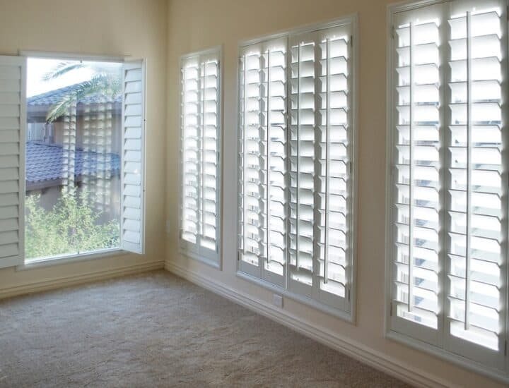 how to make windows look bigger - shutters